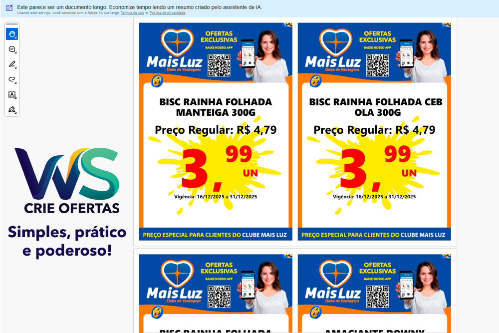 Importando Ofertas da Mercafacil e Gerando as Placas Automaticamente